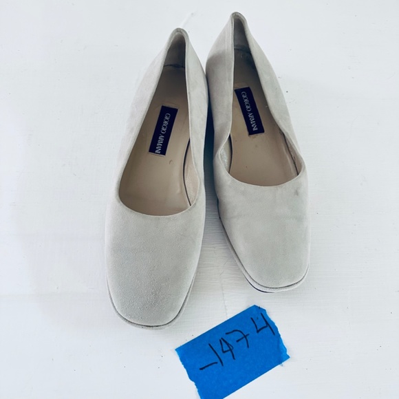 Giorgio armani flat suede size 37 - Picture 8 of 9